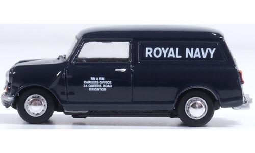 Oxford Diecast 76MV032 Mini Van Royal Navy Miniature Replica