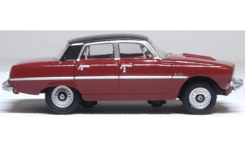 Oxford Diecast Rover P6 Brigade Red 1/76 scale diecast model with display-ready finish