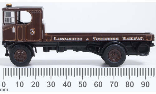 Sentinel Flatbed Truck Lancashire & Yorkshire Railway Oxford Diecast 76SEN003 Limited Edition Model