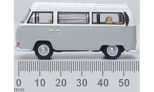 VW Bay Window Camper Silver Grey/White Oxford Diecast 76VW032 Limited Edition Model
