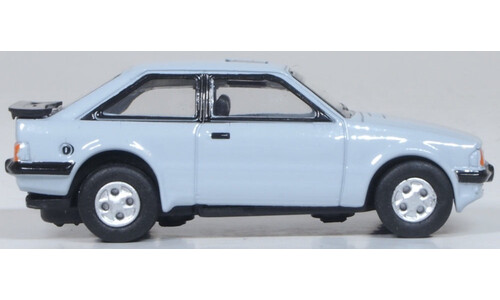 Oxford Diecast 76XR008 Ford Escort XR3i Nimbus Grey Miniature Replica