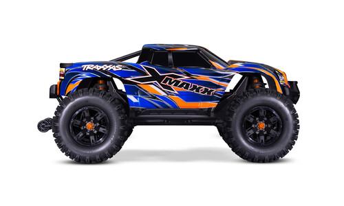 Traxxas X-MAXX 8S Monster Truck Brushless 4WD Orange Edition 77096-4ORN Side