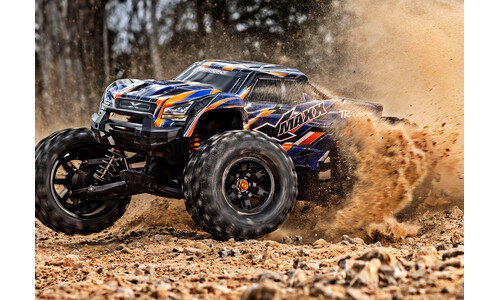 Traxxas X-MAXX 8S Monster Truck Brushless 4WD Orange Edition 77096-4ORN Action