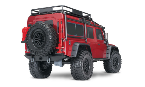 82256-4 TRX-4 Land Rover – Red Edition with snorkel, winch, and remote-locking differentials