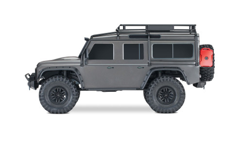 Traxxas TRX-4 Defender Silver Edition – 1/10 scale crawler with clipless body and portal axles