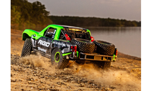 Traxxas 1/7 Unlimited Desert Racer Green Edition (85086-4) with authentic desert truck styling and scale detail