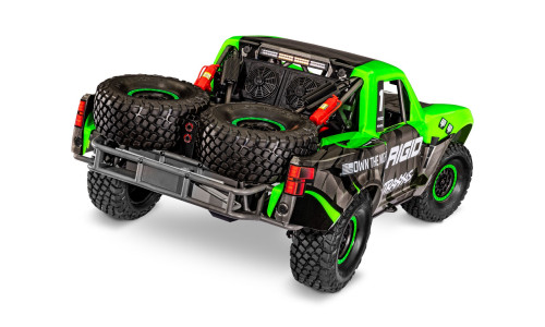 Traxxas 85086-4 Unlimited Desert Racer Green Edition featuring accurate proportions and high‑performance off‑road trim