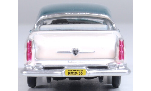 Chrysler New Yorker Deluxe Coupe St. Regis 1955 Jade Green/Platinum Oxford Diecast 87CNY55004 Scale Collectible