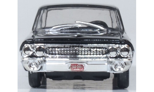 Oxford Diecast 87CSD61004 Cadillac Sedan De Ville 1961 Ebony Diecast Model