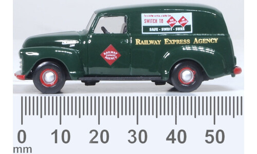1950 Chevrolet Panel Van Railway Express Agency Oxford Diecast 87CV50005 Limited Edition Model
