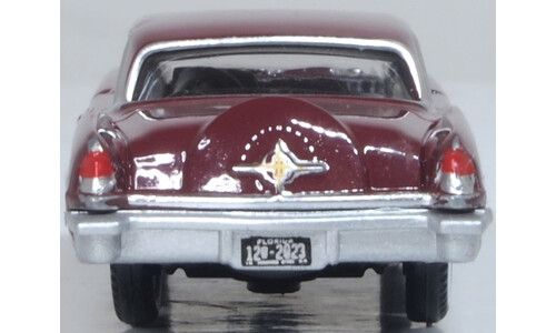 1956 Continental MkII Dark Red Oxford Diecast 87LC56005 Scale Collectible