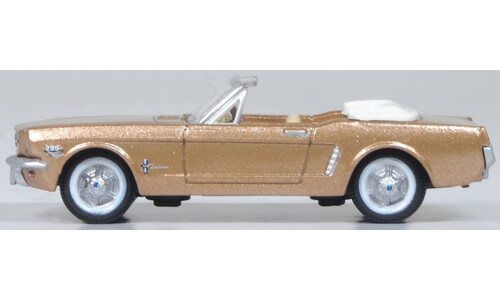1965 Ford Mustang Convertible Prairie Bronze Oxford Diecast 87MU65007 Display Model