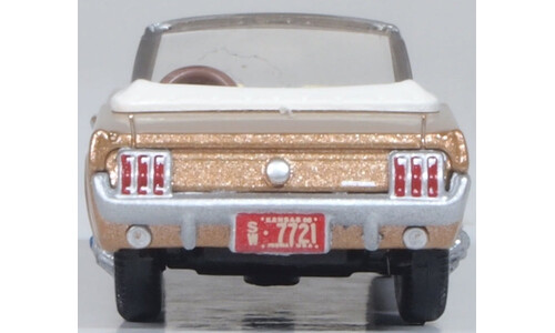 1965 Ford Mustang Convertible Prairie Bronze Oxford Diecast 87MU65007 Scale Collectible