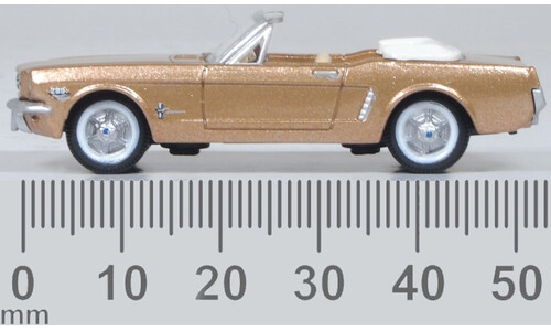 1965 Ford Mustang Convertible Prairie Bronze Oxford Diecast 87MU65007 Limited Edition Model