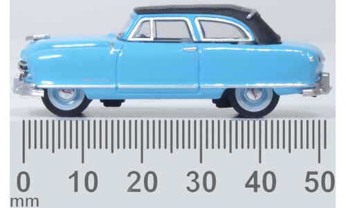 1950 Nash Rambler Custom Landau Convertible  Strato Blue Oxford Diecast 87NR50001 Limited Edition Model