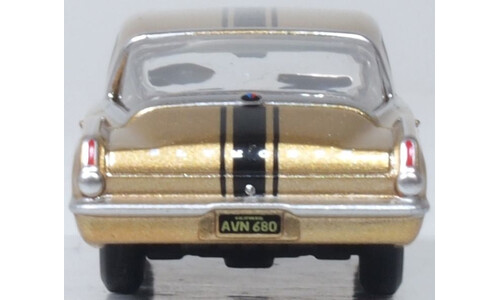 1965 Plymouth Barracuda Gold Oxford Diecast 87PB65001 Scale Collectible