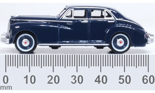 Oxford Diecast 87PC42001 1942 Packard Clipper Touring Sedan Packard Blue Miniature Replica