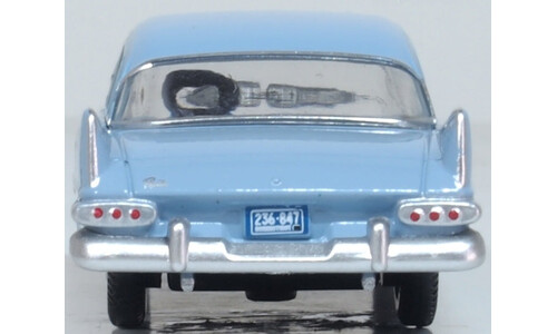 1959 Plymouth Savoy Sedan Powder Blue Oxford Diecast 87PS59003 Scale Collectible
