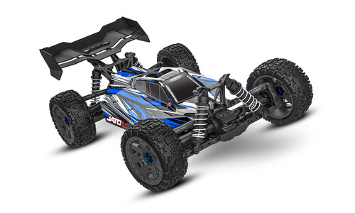 Traxxas Jato 4x4 BL-2S Brushless RC Buggy - Blue 90154-4BLU Front Right