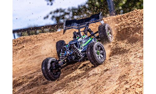 Traxxas Jato 4x4 BL-2S Electric Brushless Buggy - Green 90154-4GRN Action