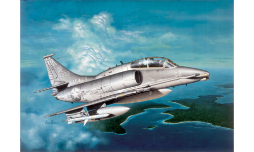 Italeri 1/72 OA-4M Skyhawk 90165 featuring detailed attack aircraft styling and realistic military aircraft surface detailing