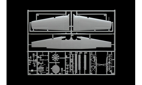 Italeri 92652 T-6G Texan featuring authentic trainer aircraft proportions, detailed engine components and clean assembly fit