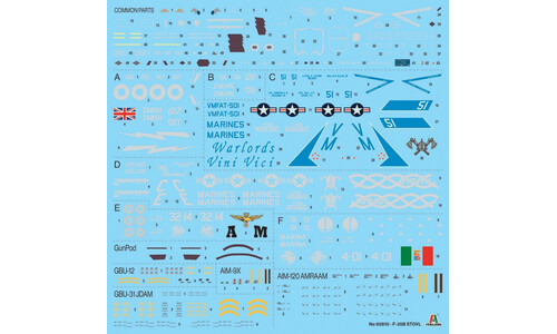 Italeri 92810 1/48 F-35 B Lightning II Detailed Model Kit