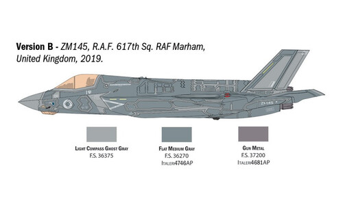 Italeri 92810 1/48 F-35 B Lightning II Military Jet Replica