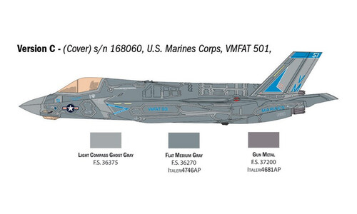 F-35 B Lightning II Italeri 92810 1/48 Scale Aircraft Model