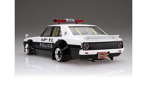 Aoshima LB Works Ken Mary 4DR Patrol Car A001068 Rear-Left