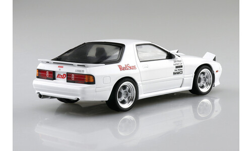 Aoshima Takahashi Ryosuke FC3S RX-7 [Comics Vol.5 Akina Battle Ver.] A006249 Rear-Right