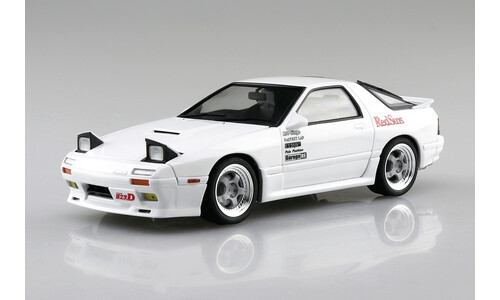 Aoshima Takahashi Ryosuke FC3S RX-7 [Comics Vol.5 Akina Battle Ver.] A006249 Front-Left