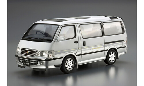 Aoshima Toyota KZH100G Hiace Super Custom G '99 A006274 Front-Left