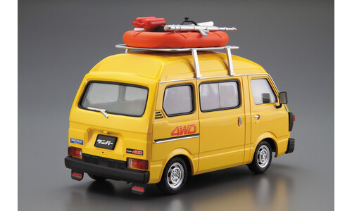 Aoshima Subaru TT1 Sambar High-roof 4wd '80 A006389 Right Rear
