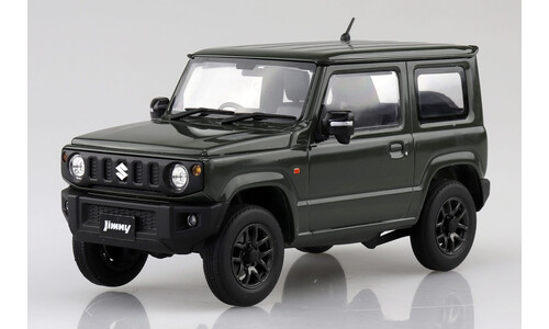 Aoshima JB64 Jimny 2018 Jungle Green A006595 Front-Left