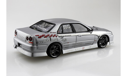Aoshima URAS 2002 D1 Spec Replica ER34 Skyline '01(Nissan) A006877 Rear-Right