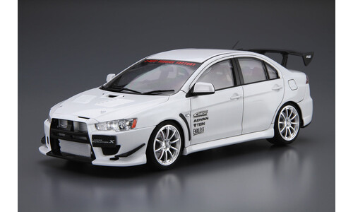 Aoshima C-West CZ4A Lancer Evolution X '07(Mitsubishi) A006929 Front-Left