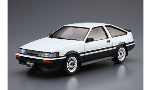 Aoshima Toyota AE86 Corolla Levin GT-APEX '85 A006931 Front-Left