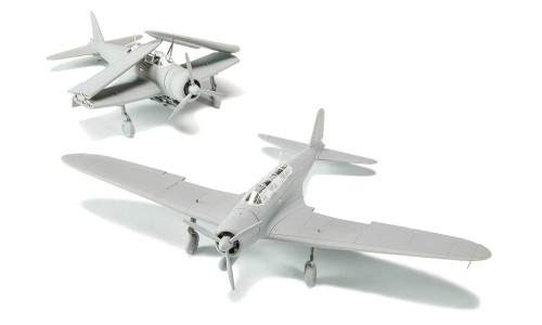 Airfix Nakajima B5N2 Kate 1/72 A04058 showcasing detailed cockpit features, carrier attack aircraft design and historic wartime presentation