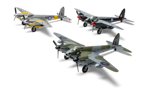 Airfix 1/72 scale Mosquito B.XVI/B.35/TT.35 kit (A04070) with detailed engines, landing gear and classic multi‑role features