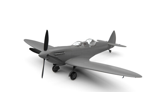 Airfix Supermarine Spitfire Tr.9 A05143 Front-Left