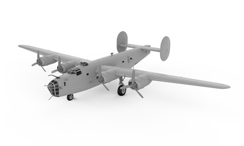 Airfix Consolidated B-24D Liberator A09011 Front-Left
