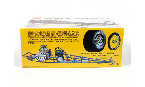 AMT Steve McGee Black Beauty Wedge Dragster AMT1214 Box Side