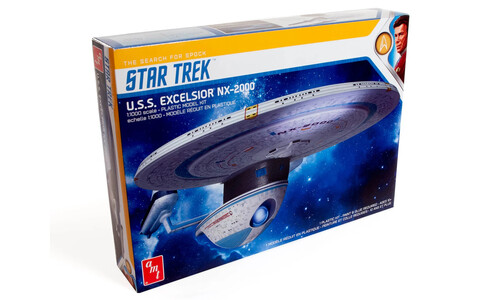 AMT Star Trek U.S.S. Excelsior AMT1257 Box Front