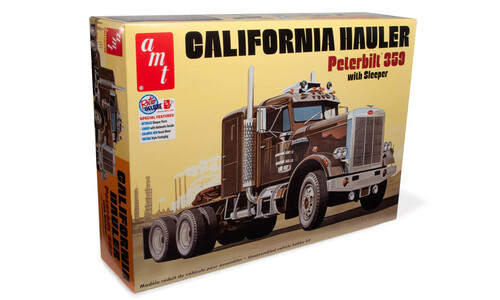 AMT Peterbilt 359 California Hauler With Sleeper AMT1327 Box Front