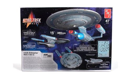 AMT Star Trek U.S.S. Enterprise NCC-1701-C 1 AMT1332 Box Back