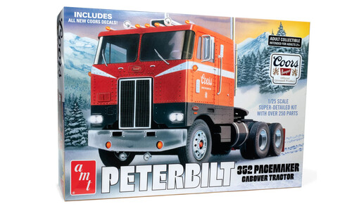 AMT Peterbilt 352 Pacemaker Coe Coors Beer AMT1375 Box Front