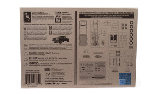 AMT 1996 Chevrolet C-3500 Dually Pickup Easy Build AMT1409 Box Back
