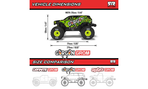 Arrma mini monster truck – ready-to-run