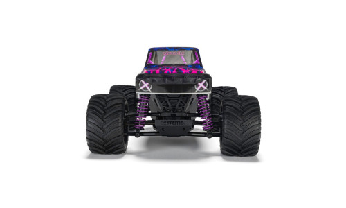 Arrma Quake Grom Purple Edition – 1/16 scale monster truck with clipless body and bold stance
